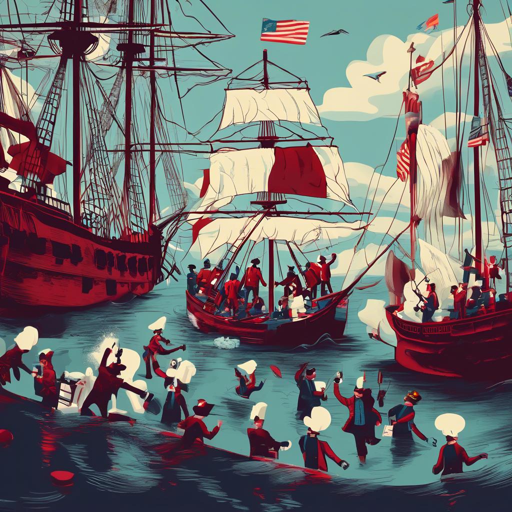 Η επίδραση του Boston Tea Party στο έργο του Nicholas Krushenick